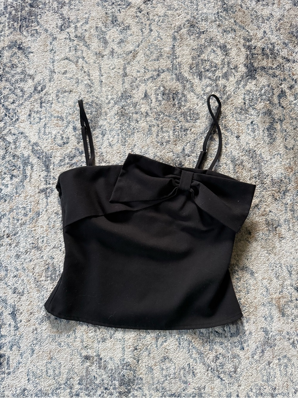 Motel Rocks Black Bow Top